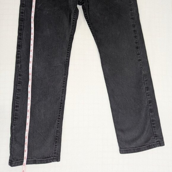 Levi’s 505 Men’s Regular Fit Black Jeans W36 L30 - Picture 2 of 16